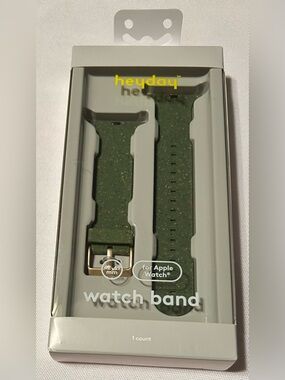 heyday Olive Green Speckled Apple Watch Band